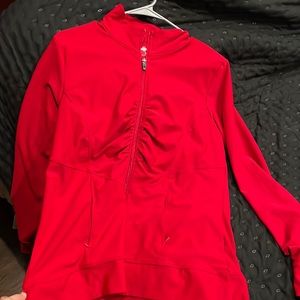 Red women’s active jacket